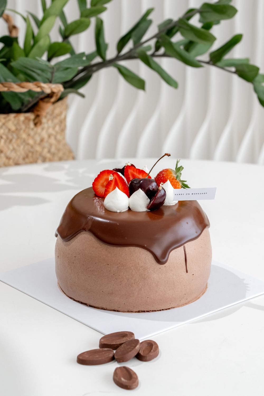 Chocolate Strawberry Dome Cake Baking & Decoration Class