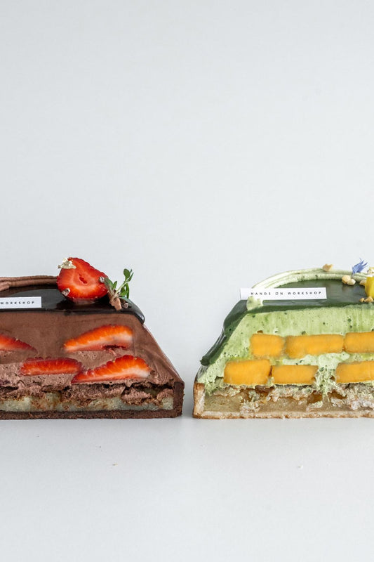 Chocolate Strawberry Tart and Matcha Mango Tart Baking & Decoration Class