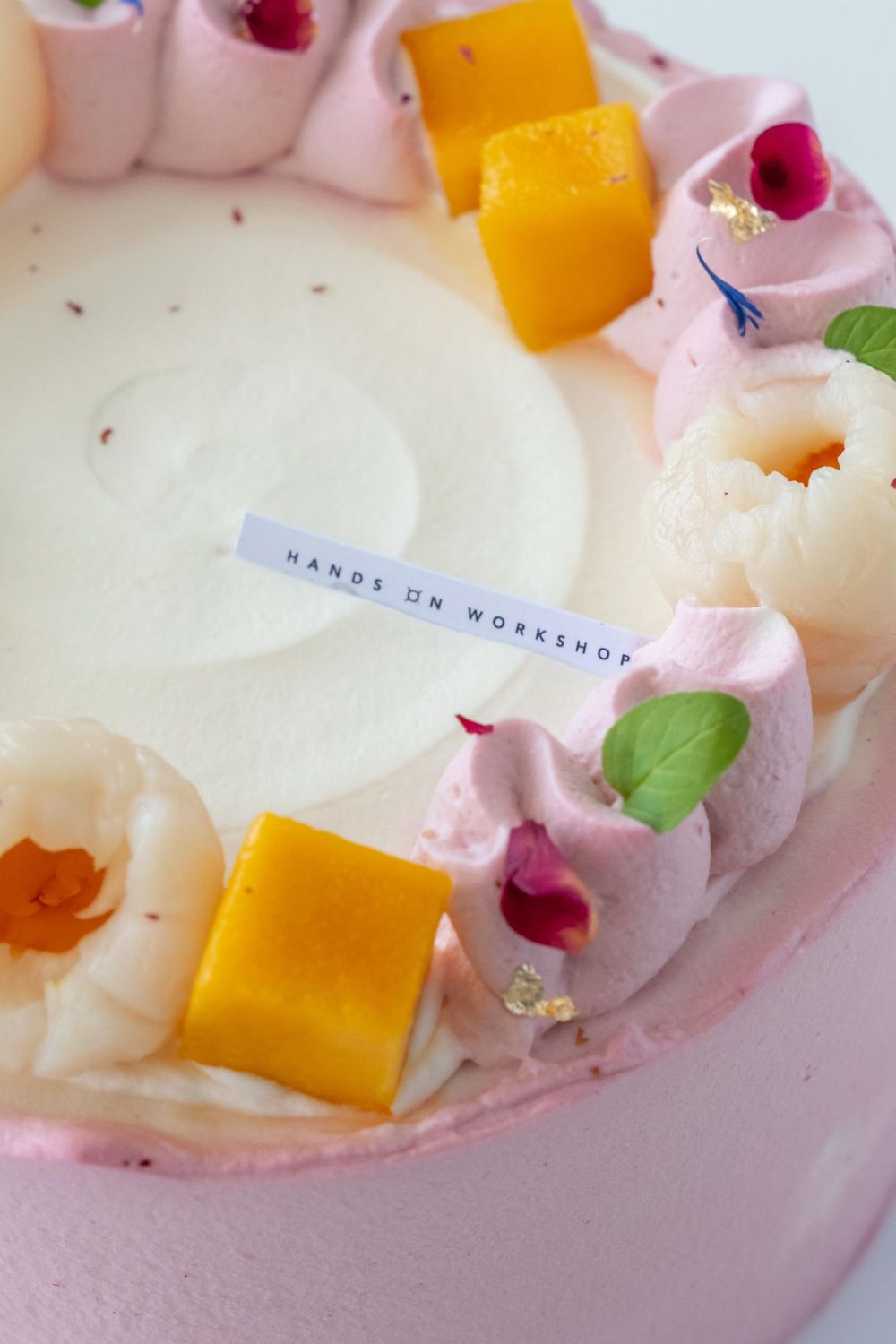 Mango Lychee Cake