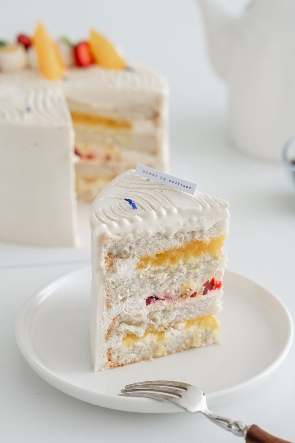 Tie Guan Yin Orange Strawberry Cake Baking & Decorating Class