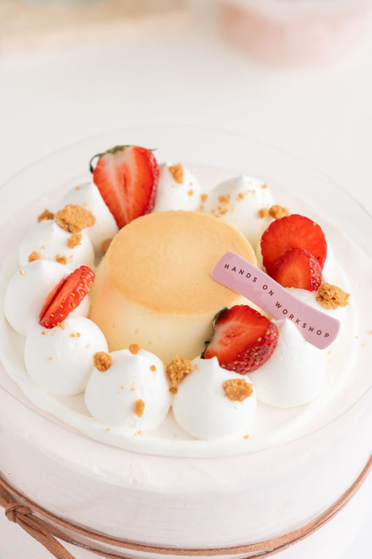 Strawberry Pudding Cake Baking & Decoration Class