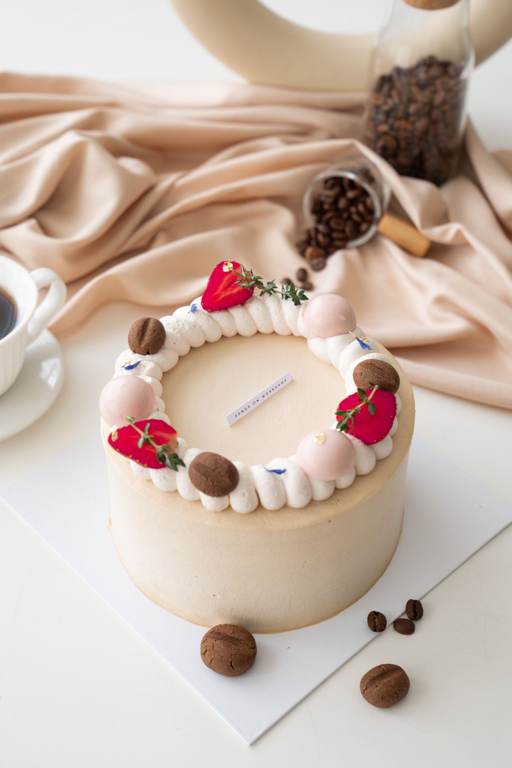 Strawberry Latte Cake Baking & Decoration Class