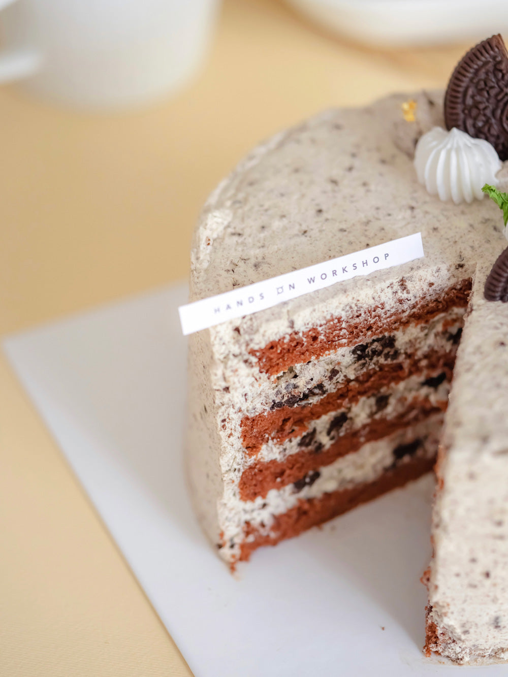 Oreo Chocolate Fresh Cream Cake by Hands On Workshop Academy