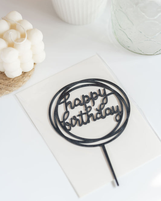 Happy Birthday Cake Topper from Hands On Workshop Academy