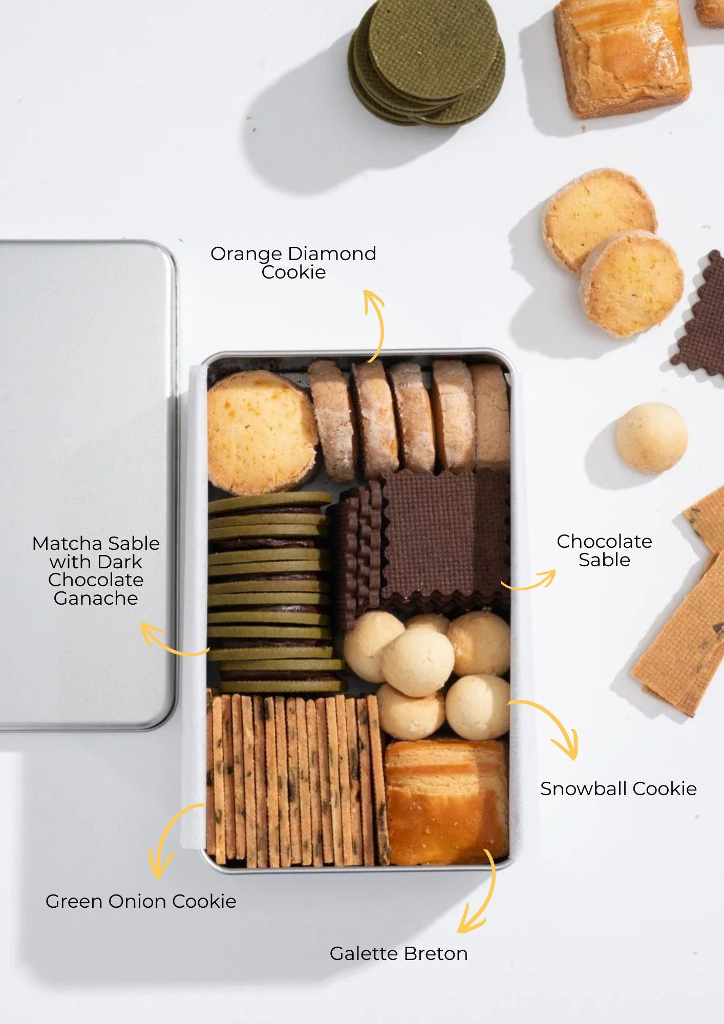 Cookie box - The Golden Bake Collection Baking Class