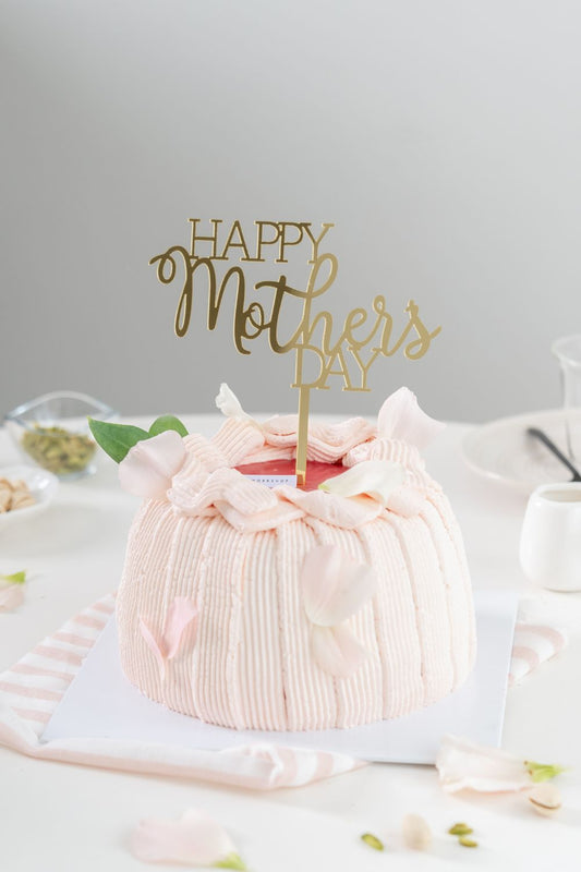 Mother's Day Pistachio Raspberry Cake