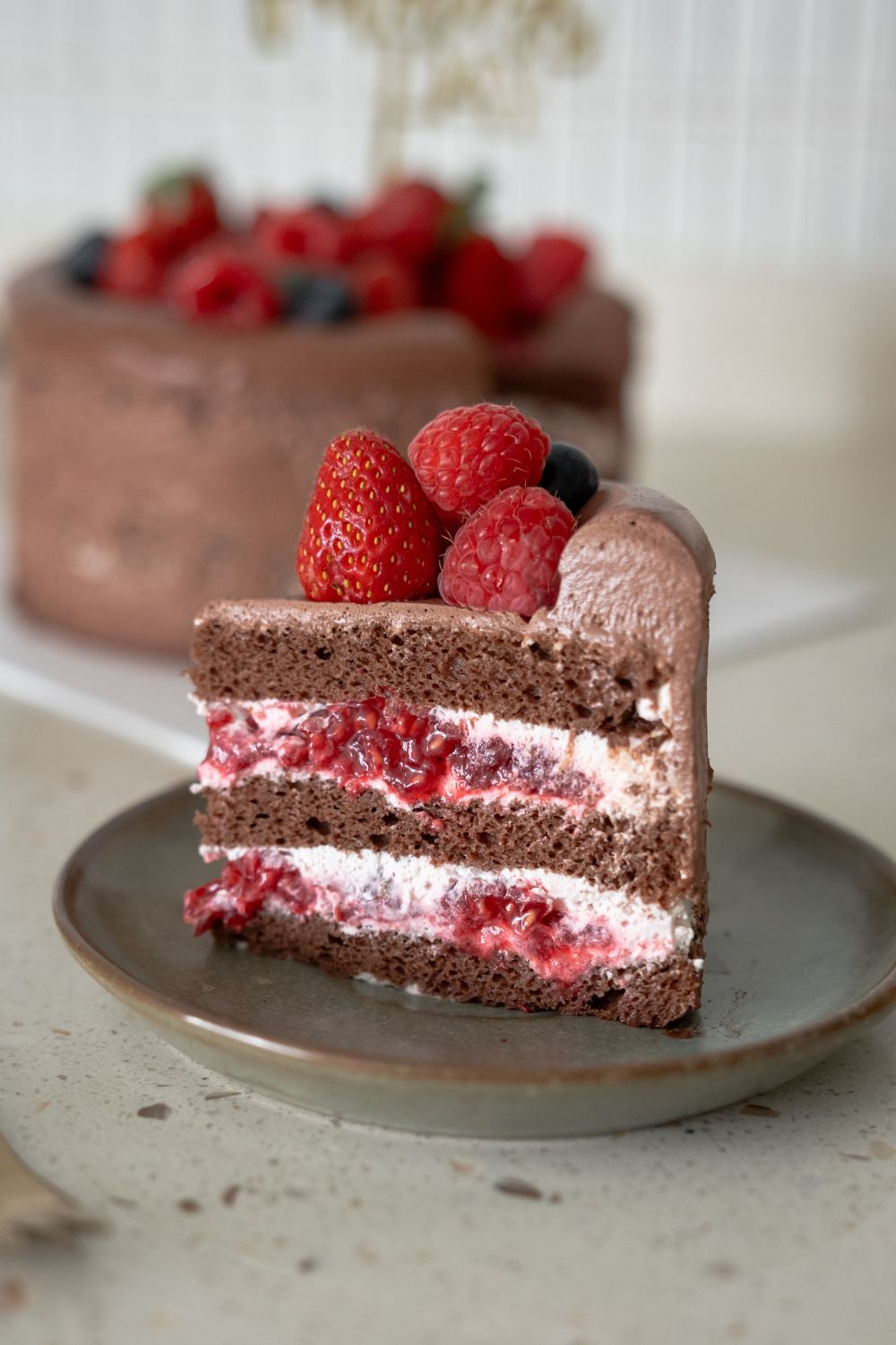 Raspberry Chocolate Cake