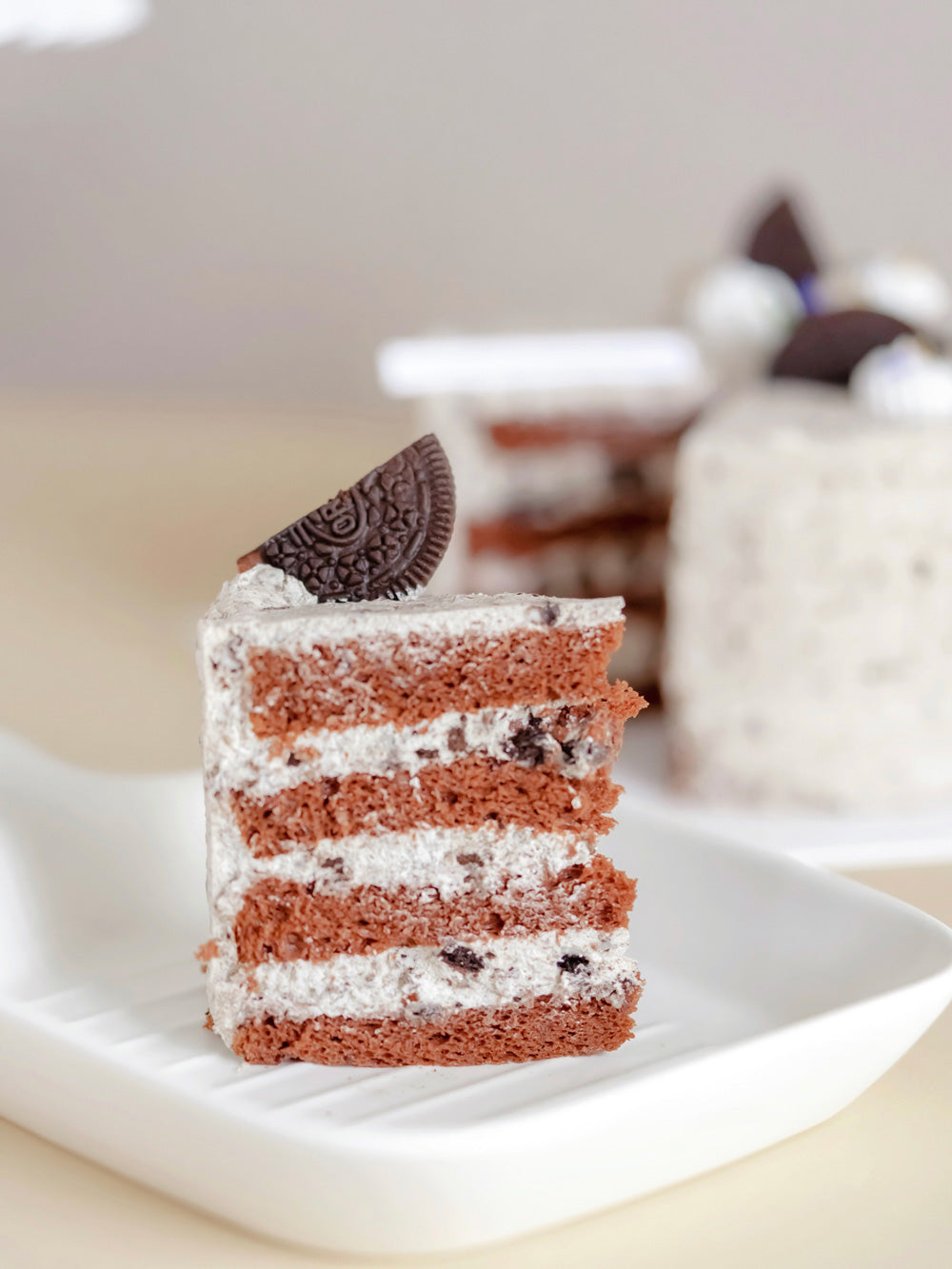 Chocolate Oreo Cake with Chocolate Sponge,  Oreo Cookies & Oreo Chantilly Cream