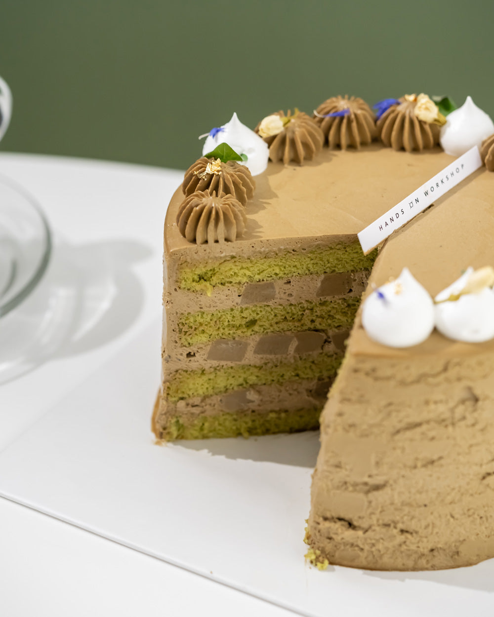 Hojicha Matcha Roasted Green Tea Cake Delivery KL Selangor